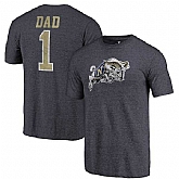 Navy Midshipmen Fanatics Branded Navy Greatest Dad Tri Blend T-Shirt,baseball caps,new era cap wholesale,wholesale hats